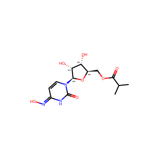 ((2R,3S,4R,5R)-3,4-Dihydroxy-5-(4-(hydroxyimino)-2-oxo-3,4-dihydropyrimidin-1(2H)-yl)tetrahydrofuran-2-yl)methyl isobutyrate