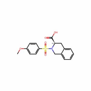 (3R)-1,2,3,4-Tetrahydro-2-[(4-methoxyphenyl)sulfonyl]-3-isoquinolinecarboxylic Acid