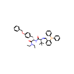 (S)-N-((S)-3-(4-(Benzyloxy)phenyl)-1-(diethylamino)-1-oxopropan-2-yl)-2-(((E)-2-(diphenylphosphaneyl)benzylidene)amino)-3,3-dimethylbutanamide