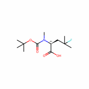 (2S)-2-[tert-butoxycarbonyl(methyl)amino]-4-fluoro-4-methyl-pentanoic acid