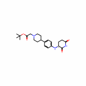 tert-Butyl 2-(4-(4-((2,6-dioxopiperidin-3-yl)amino)phenyl)piperidin-1-yl)acetate