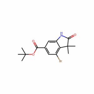 tert-butyl 4-bromo-3,3-dimethyl-2-oxo-indoline-6-carboxylate