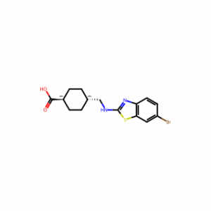 trans-4-[[(6-bromo-1,3-benzothiazol-2-yl)amino]methyl]cyclohexanecarboxylic acid