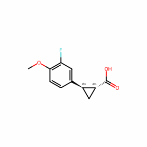 (1R,2R)-2-(3-fluoro-4-methoxy-phenyl)cyclopropanecarboxylic acid