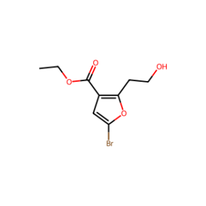 ethyl 5-bromo-2-(2-hydroxyethyl)furan-3-carboxylate