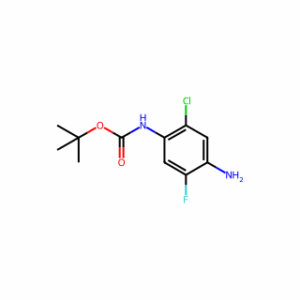 tert-butyl N-(4-amino-2-chloro-5-fluoro-phenyl)carbamate