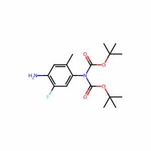 tert-butyl N-(4-amino-5-fluoro-2-methyl-phenyl)-N-tert-butoxycarbonyl-carbamate