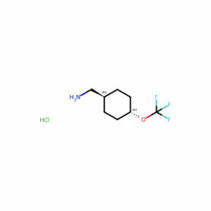 trans-[4-(trifluoromethoxy)cyclohexyl]methanamine;hydrochloride