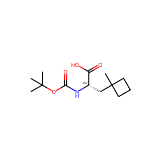 (S)-2-((tert-Butoxycarbonyl)amino)-3-(1-methylcyclobutyl)propanoic acid
