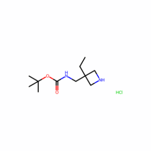 tert-butyl N-[(3-ethylazetidin-3-yl)methyl]carbamate;hydrochloride