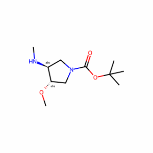tert-butyl trans-3-methoxy-4-(methylamino)pyrrolidine-1-carboxylate