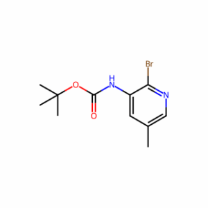 tert-Butyl (2-bromo-5-methylpyridin-3-yl)carbamate