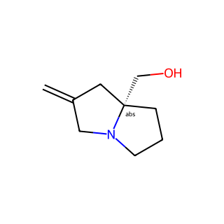 (7aR)-Tetrahydro-2-methylene-1H-pyrrolizine-7a(5H)-methanol