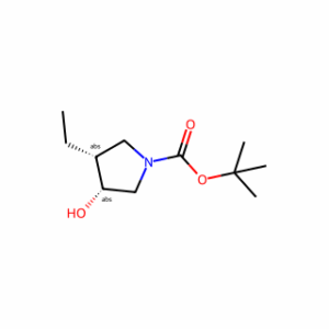 TERT-BUTYL CIS-3-ETHYL-4-HYDROXYPYRROLIDINE-1-CARBOXYLATE