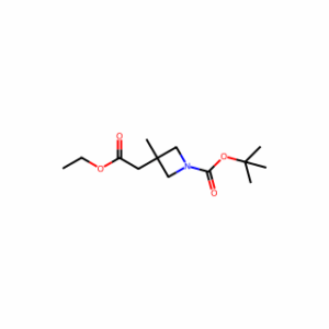 tert-butyl 3-(2-ethoxy-2-oxo-ethyl)-3-methyl-azetidine-1-carboxylate