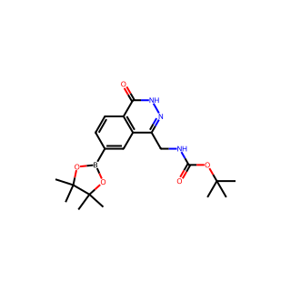 TERT-BUTYL ((4-OXO-7-(4,4,5,5-TETRAMETHYL-1,3,2-DIOXABOROLAN-2-YL)-3,4-DIHYDROPHTHALAZIN-1-YL)METHYL)CARBAMATE