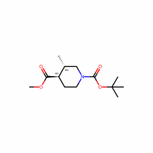 trans-1-tert-Butyl 4-methyl 3-methylpiperidine-1,4-dicarboxylate