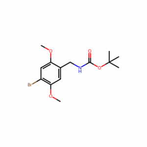 tert-butyl 4-bromo-2,5-dimethoxybenzylcarbamate