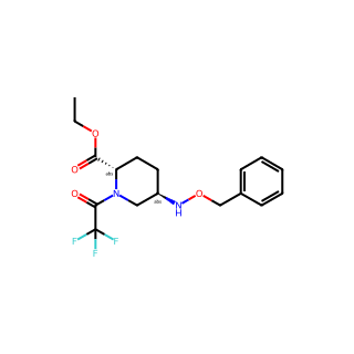 (2S,5R)-ethyl 5-((benzyloxy)amino)-1-(2,2,2-trifluoroacetyl)piperidine-2-carboxylate