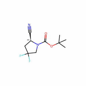 tert-Butyl (S)-2-cyano-4,4-difluoropyrrolidine-1-carboxylate
