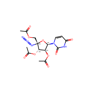 (2R,3S,4S,5R)-2-(Acetoxymethyl)-2-azido-5-(2,4-dioxo-3,4-dihydropyrimidin-1(2H)-yl)tetrahydrofuran-3,4-diyl diacetate