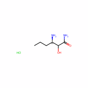 (3R)-3-Amino-2-hydroxyhexanamide hydrochloride
