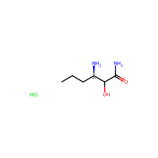 (3R)-3-Amino-2-hydroxyhexanamide hydrochloride