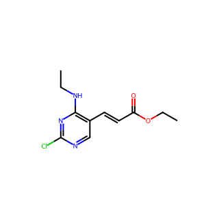 (E)-ETHYL 3-(2-CHLORO-4-(ETHYLAMINO)PYRIMIDIN-5-YL)ACRYLATE