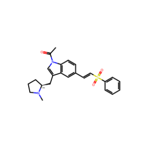 (S,E)-1-(3-((1-methylpyrrolidin-2-yl)methyl)-5-(2-(phenylsulfonyl)vinyl)-1H-indol-1-yl)ethan-1-one