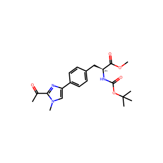 (S)-methyl 3-(4-(2-acetyl-1-methyl-1H-imidazol-4-yl)phenyl)-2-((tert-butoxycarbonyl)amino)propanoate