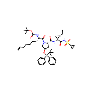 tert-butyl ((S)-1-((2S,4R)-4-((tert-butyldiphenylsilyl)oxy)-2-(((1R,2S)-1-((cyclopropylsulfonyl)carbamoyl)-2-vinylcyclopropyl)carbamoyl)pyrrolidin-1-yl)-1-oxonon-8-en-2-yl)carbamate