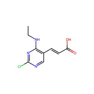 (E)-3-(2-CHLORO-4-(ETHYLAMINO)PYRIMIDIN-5-YL)ACRYLIC ACID