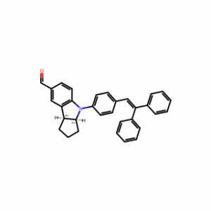 (3aS,8bS)-4-(4-(2,2-diphenylvinyl)phenyl)-1,2,3,3a,4,8b-hexahydrocyclopenta[b]indole-7-carbaldehyde