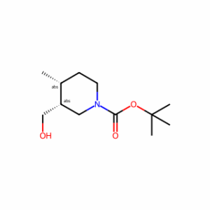 tert-butyl cis-3-(hydroxymethyl)-4-methyl-piperidine-1-carboxylate