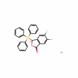 (5,6-Difluoro-3-oxo-1,3-dihydroisobenzofuran-1-yl)triphenylphosphonium bromide