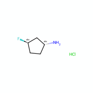 (1R,3R)-3-Fluorocyclopentan-1-amine hydrochloride