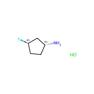 (1R,3R)-3-Fluorocyclopentan-1-amine hydrochloride