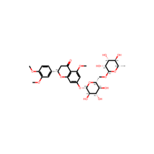 (S)-2-(3,4-Dimethoxyphenyl)-5-methoxy-7-(((2S,3R,4S,5S,6R)-3,4,5-trihydroxy-6-((((2R,3R,4R,5R,6S)-3,4,5-trihydroxy-6-methyltetrahydro-2H-pyran-2-yl)oxy)methyl)tetrahydro-2H-pyran-2-yl)oxy)chroman-4-one