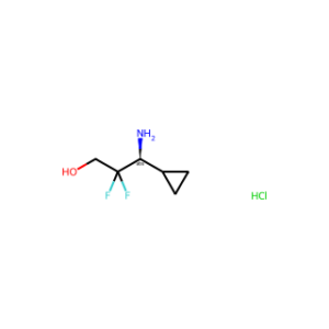 (S)-3-Amino-3-cyclopropyl-2,2-difluoropropan-1-ol hydrochloride