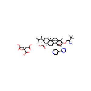 (1S,4aR,6aS,7R,8R,10aR,10bR,12aR,14R,15R)-15-[(2R)- 2-amino-2,3,3-trimethylbutoxy]-1,6a,8,10a-tetramethyl-8- [(2R)-3-methylbutan-2-yl]-14-[5-(pyridin-4-yl)-1H-1,2,4- triazol-1-yl]-1,6,6a,7,8,9,10,10a,10b,11,12,12a-dodecahydro-2H,4H-1,4a-propanophenanthro[