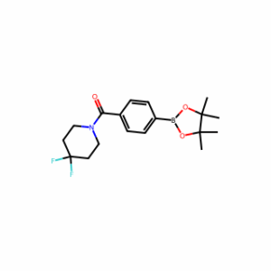 (4,4-Difluoropiperidin-1-yl)(4-(4,4,5,5-tetramethyl-1,3,2-dioxaborolan-2-yl)phenyl)methanone