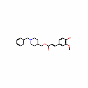 (1-Benzylpiperidin-4-yl)methyl (E)-3-(4-hydroxy-3-methoxyphenyl)acrylate