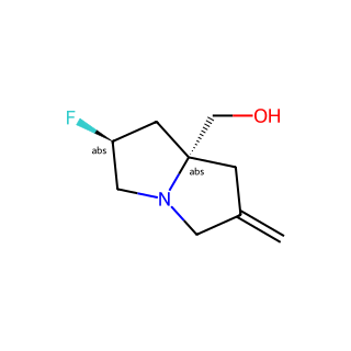 (2S,7aR)-2-Fluorotetrahydro-6-methylene-1H-pyrrolizine-7a(5H)-methanol