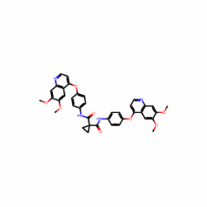 N,N′-Bis(4-((6,7-dimethoxyquinolin-4-yl)oxy)phenyl)cyclopropane-1,1-dicarboxamide