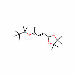 (E)-tert-Butyldimethyl((4-(4,4,5,5-tetramethyl-1,3,2-dioxaborolan-2-yl)but-3-en-2-yl)oxy)silane