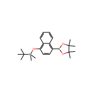 tert-Butyldimethyl((4-(4,4,5,5-tetramethyl-1,3,2-dioxaborolan-2-yl)naphthalen-1-yl)oxy)silane