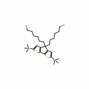 (4,4-Bis(6-bromohexyl)-4H-cyclopenta[2,1-b:3,4-b′]dithiophene-2,6-diyl)bis(trimethylstannane)