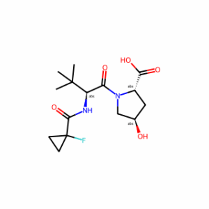 (2S,4R)-1-((S)-2-(1-Fluorocyclopropane-1-Carboxamido)-3,3-Dimethylbutanoyl)-4-Hydroxypyrrolidine-2-Carboxylic Acid