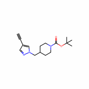 tert-Butyl 4-[(4-Ethynyl-1H-pyrazol-1-yl)methyl]piperidine-1-carboxylate