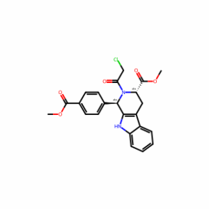 Methyl (1R,3S)-2-(2-chloroacetyl)-1-(4-(methoxycarbonyl)phenyl)-2,3,4,9-tetrahydro-1H-pyrido[3,4-b]indole-3-carboxylate